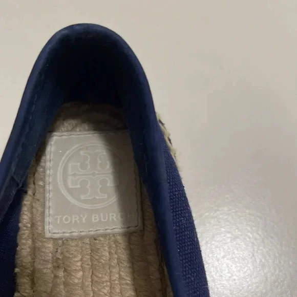 Tory Burch Espadrille Canvas Flats - Size 7 - Picture 3 of 5